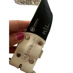 DESIGN Womens Made in Italy Bejeweled Leather Belt Size M/L Photo 2