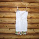 Love moschino NWT Patches White Mini Ruffle Dress Photo 3