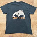 Subdued Boston Bulldog Crew Neck Short Sleeve Tee in Marbled Black Gray Unisex Size undefined Photo 1