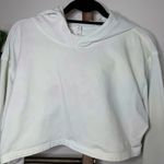 Lululemon  Cropped Hoodie Sweatshirt Size 10 Stain‎ Photo 2