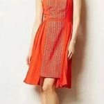 Anthropologie | Vessel by Timo Weiland Neria Dress Size 2 Red/Orange Eyelet Red Photo 0