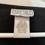 Vtg Oak Hill Black Velvet and Tartan Embroidered Cotton Christmas Vest Sz XL Photo 5