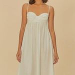 Farm Rio NWOT  Linen Blend White Sleeveless Maxi Dress Size XS Photo 1