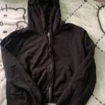Brandy Melville  Cropped Hoodie Zip-Up Photo 0