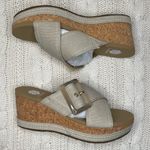 Yellow Box  Adaline Platform Wedge Sandals in Taupe Photo 5