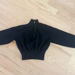 Aritzia  Wilfred Free Yew 1/4 Zip Sweater Size XXS (2XS) | Black Photo 4