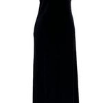 All that jazz Vintage 90s Black Velvet Maxi Dress Size M Photo 0