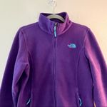The North Face  Fleece Purple Full Zip Lightweight Winter Hiking Jacket Sz M GUC Photo 1