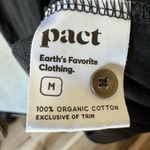 Pact  Sleeveless Black Tiered Midi Organic Cotton Dress Casual Everyday size M Photo 5