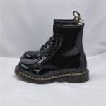 Dr. Martens  Womens Combat Boots Size 6 Black Patent Goth Punk Biker Streetwear Photo 1