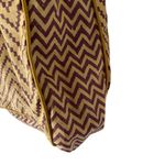 Jasper & Jeera Anthropologie Bohemian Beaded Embellishment Cotton Tote Bag Large Tan Photo 5