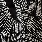 Ming Wang Floral Embroidered Knit Jacket Black and White Size L Photo 9