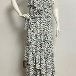 Sofia Jeans by Sofia Vergara Sleeveless Knit Faux Wrap Maxi Dress Sz L (12 Photo 0