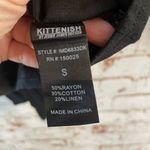 Kittenish NWT  Black Button-Down Minidress Photo 1