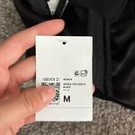 Forever 21 Black Satin Bustier Crop Top Photo 2