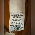 Free People  Tan/Mustard Cold Shoulder Tee Photo 4