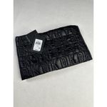 DKNY Quilted Puffer Faux Fur Lined Black Neck Warmer O/S NWT Photo 1