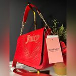 Juicy Couture Red Studded Flap Crossbody Bag NWT • Lovely Day • Gold Hardware • Photo 1