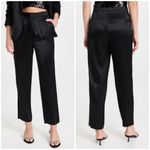 Generation Love NWT Portia Pleated Satin Pants In Black Size 10 Photo 1