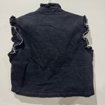 Seventy + Mochi Pablo Denim Vest in Black Size Medium Western Inspired Photo 5