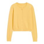 NWT Butter Yellow Cardigan Photo 2