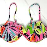 Wild Fable Multi-Colored Tropical Print Underwire Bralette Bikini Top Size Small Photo 0