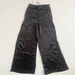 Ganni POLKA DOT SATIN WIDE-LEG PANTS Photo 4