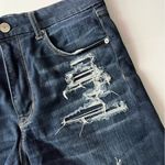 American Eagle Outfitters • Destructed Curvy High Rise Shortie Denim Shorts Photo 1