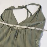 Reformation NEW  Sz 2 Amaris Long Dress in Seafoam Green Halter Photo 7