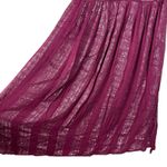 Lulus Lulu’s Charlize Magenta Striped Purple Halter Midi Dress Sz XS NWT Photo 7