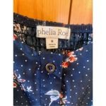 Ophelia Roe  Button Front Dress Size Med Floral Short Sleeve Off Shoulder (1149) Photo 3