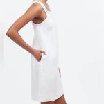 Madewell Embroidered Tank Mini Dress in Linen Size 12 Photo 2