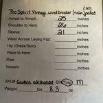 Pro spirit windbreaker, rain jacket, vintage size Medium Photo 9