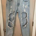 Top Trends Basic Collection We’re Denim Wear heavily distressed lt wash jeans 29 Photo 0