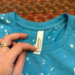 BLUE SPLATTER COUNTRY WESTERN GRAPHIC TRUCK TEE Photo 1