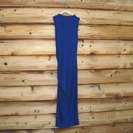 T Alexander Wang Stretch Body Con Midi Dress Blue Photo 6
