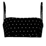 Macgraw Abby Embroidered Black & White Polka Photo 0