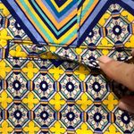 Anthropologie Maeve X  High-Waist Abstract Print Shorts size 6 Photo 5