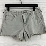 Free People  NWT Gray Cut Off Denim Shorts Size 26 Photo 0