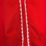 Vintage Belle Poque cardigan sweater size large red Christmas elf preppy Photo 2