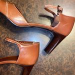 Gianni Bini Gianna Bini Caramel Brown Leather Pumps - size 7 Photo 12