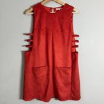 Tularosa Abbot Suede Mini Shift Dress Women's Small Clay Boho Festival Revolve Photo 7