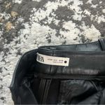 ZARA  Black Leather Pants Photo 4