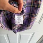 John Galt Brandy Melville Lavender Plaid Mini Skirt Photo 3
