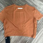 Alphalete Woman’s Premium Wrop SS Crop - Camel , Size XL Photo 6