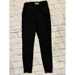 Girls Who Powerlift Sweatpants Joggers in Washed Black Size Small Photo 2