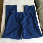 Vintage Southern Lady High Waist Pleated Pants Blue Photo 3