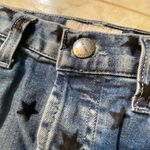 Current/Elliott Black Velvet Star Mini Denim Skirt 24 Photo 5