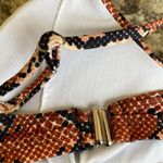 2 piece snakeskin print bikini▪️size S Brown Photo 5