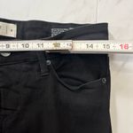 BLANQI Denim Black Skinny Jeans with knit band size 8 Photo 5